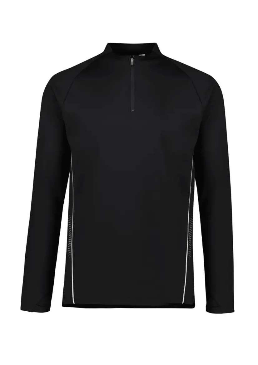 Picture of Biz Collection, Balance Mens Midlayer Top - Black White Size Extra Small